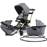 Orbitz Baby Stroll, Lounge, & Ride Travel System | Milk & Baby