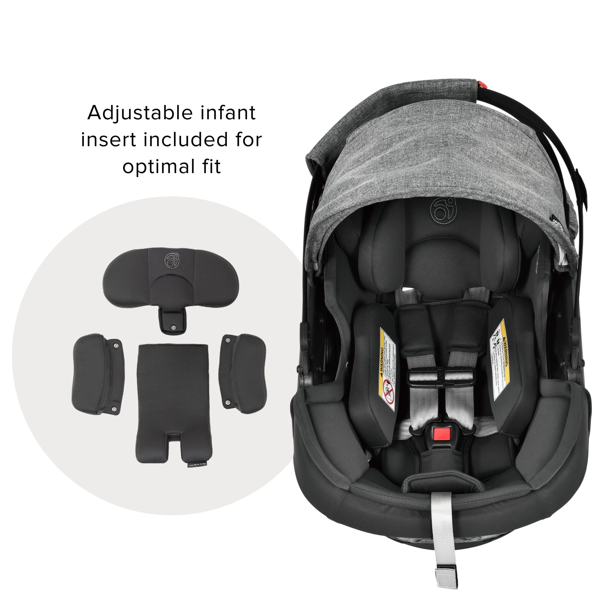 Orbitz Baby Stroll, Lounge, & Ride Travel System | Milk & Baby