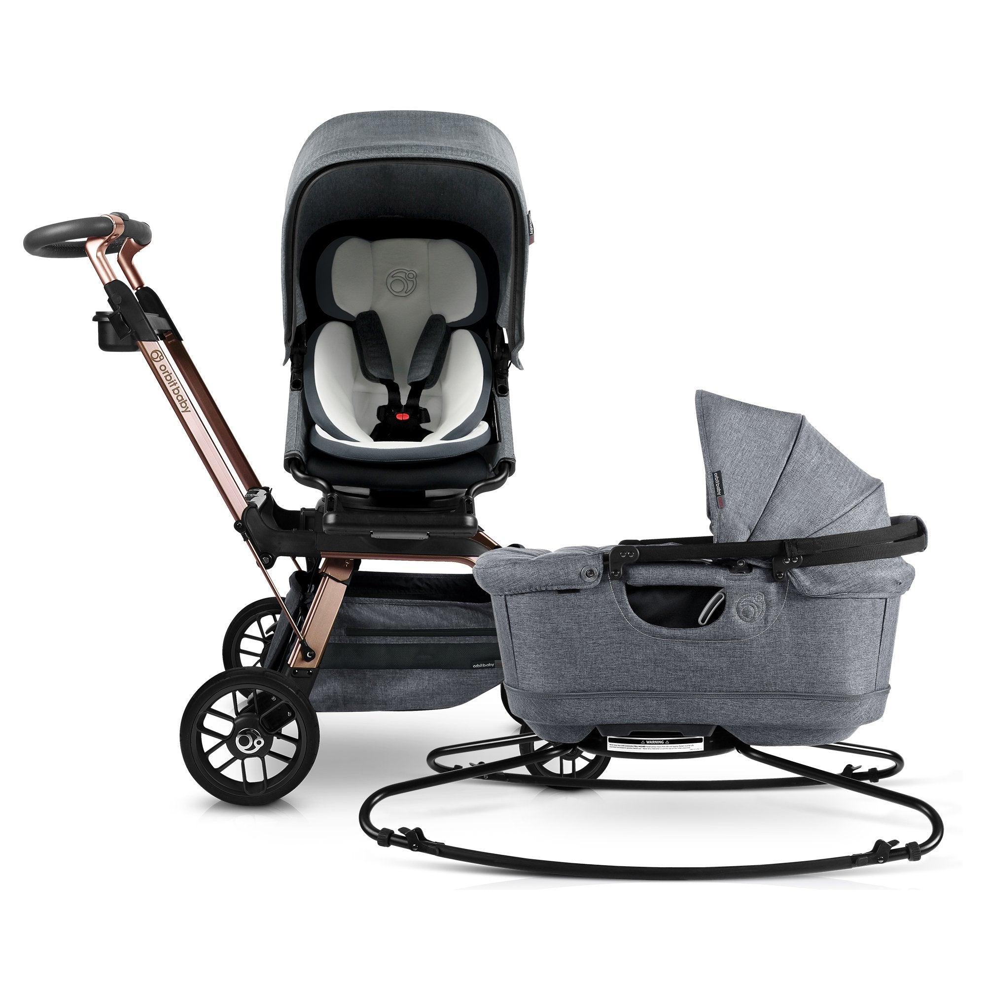 Orbit Baby Stroll & Lounge Travel System | Milk & Baby