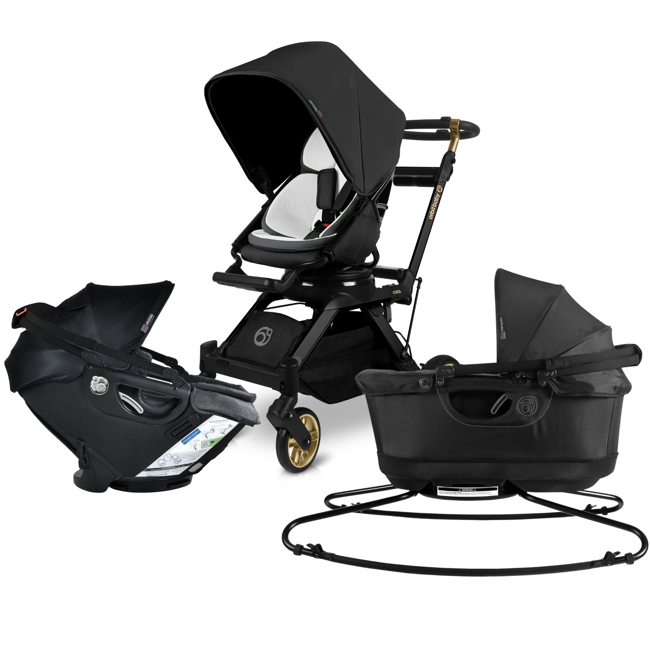 Orbitz Baby Stroll, Lounge, & Ride Travel System | Milk & Baby