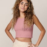 Sublime® Bamboo Hands-Free Pumping Longline Bra Top | Light Mauve