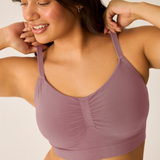 Sublime® Bamboo Hands-Free Pumping Lounge & Sleep Bra | Twilight