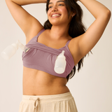 Sublime® Bamboo Hands-Free Pumping Lounge & Sleep Bra | Twilight