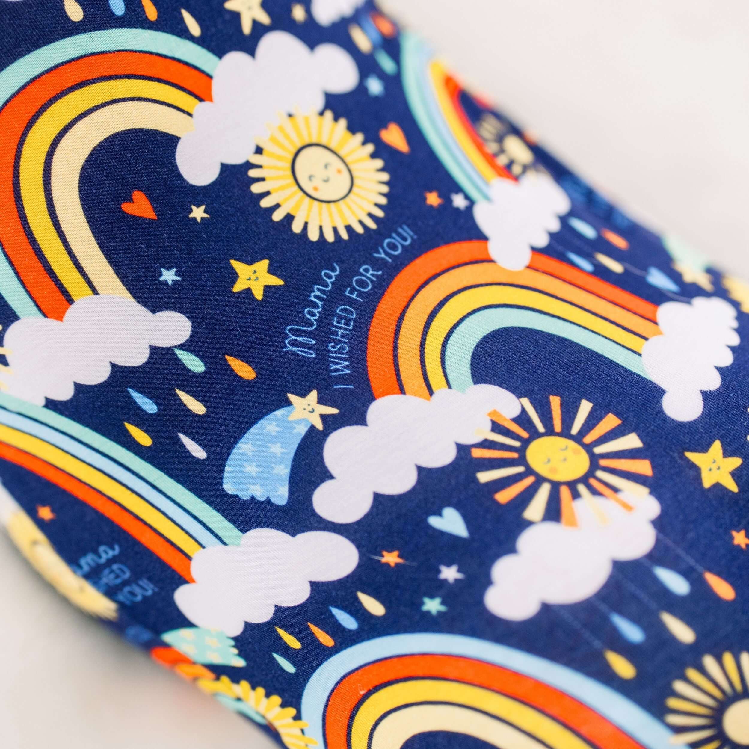 Here Comes the Sunshine (Blue) | Bamboo Footie Onesie Sleeper | Milk & Baby