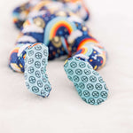 Here Comes the Sunshine (Blue) | Bamboo Footie Onesie Sleeper | Milk & Baby