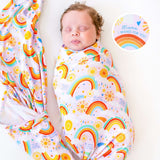 Here Comes the Sunshine (Pink) | The Forever Swaddle Blanket | Milk & Baby