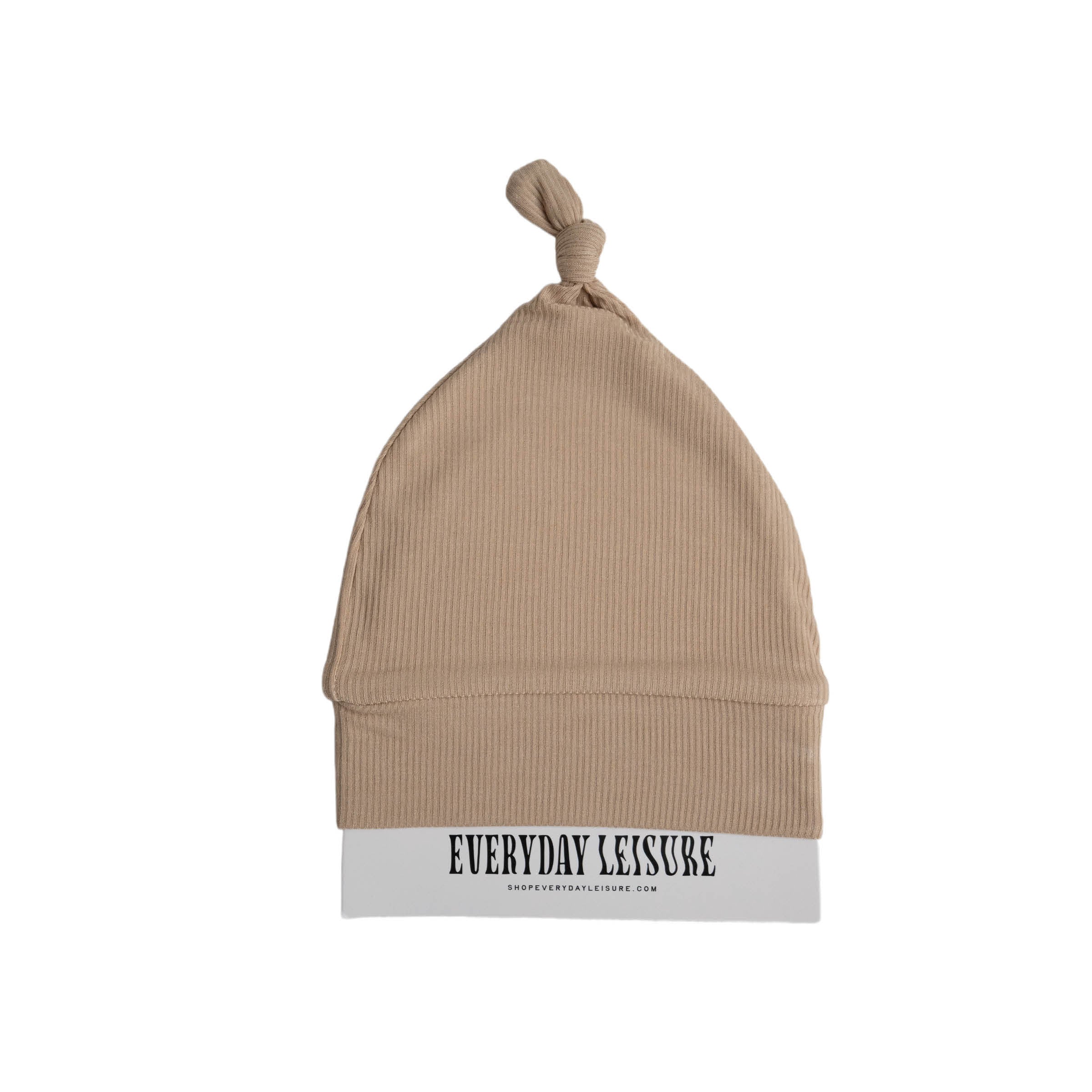 Tan Ribbed | Beanie | Milk & Baby