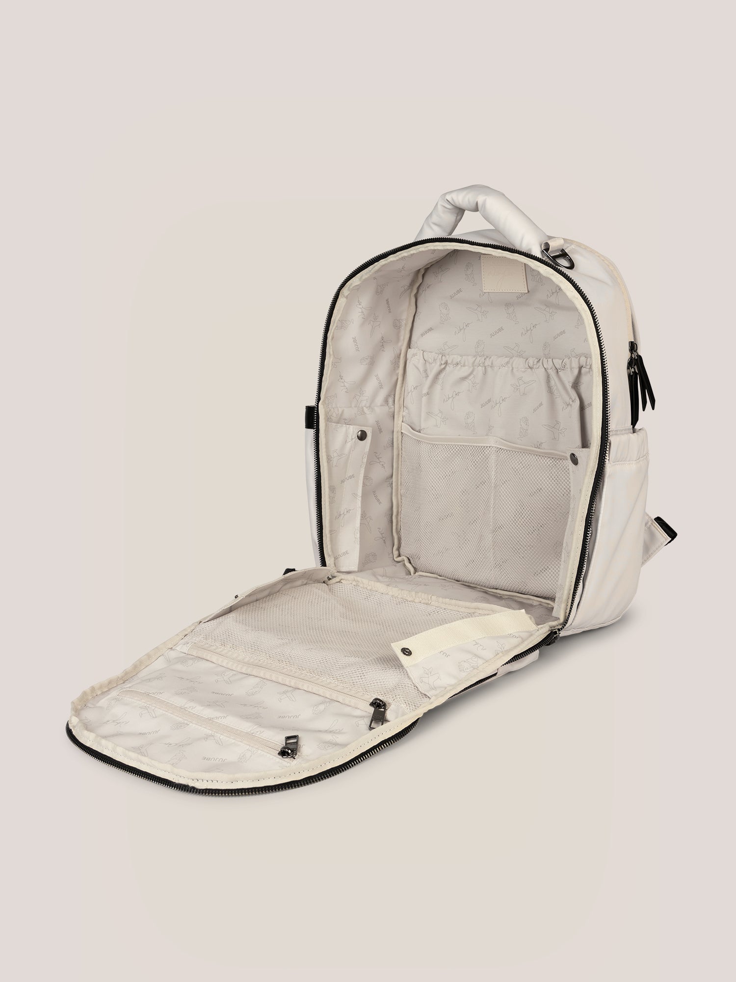 Witney Carson Classic Diaper Backpack | Cloud | Milk & Baby