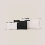 Witney Carson 3-piece Pouch Set | Cloud & Black | Milk & Baby
