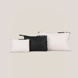 Witney Carson 3-piece Pouch Set | Cloud & Black | Milk & Baby