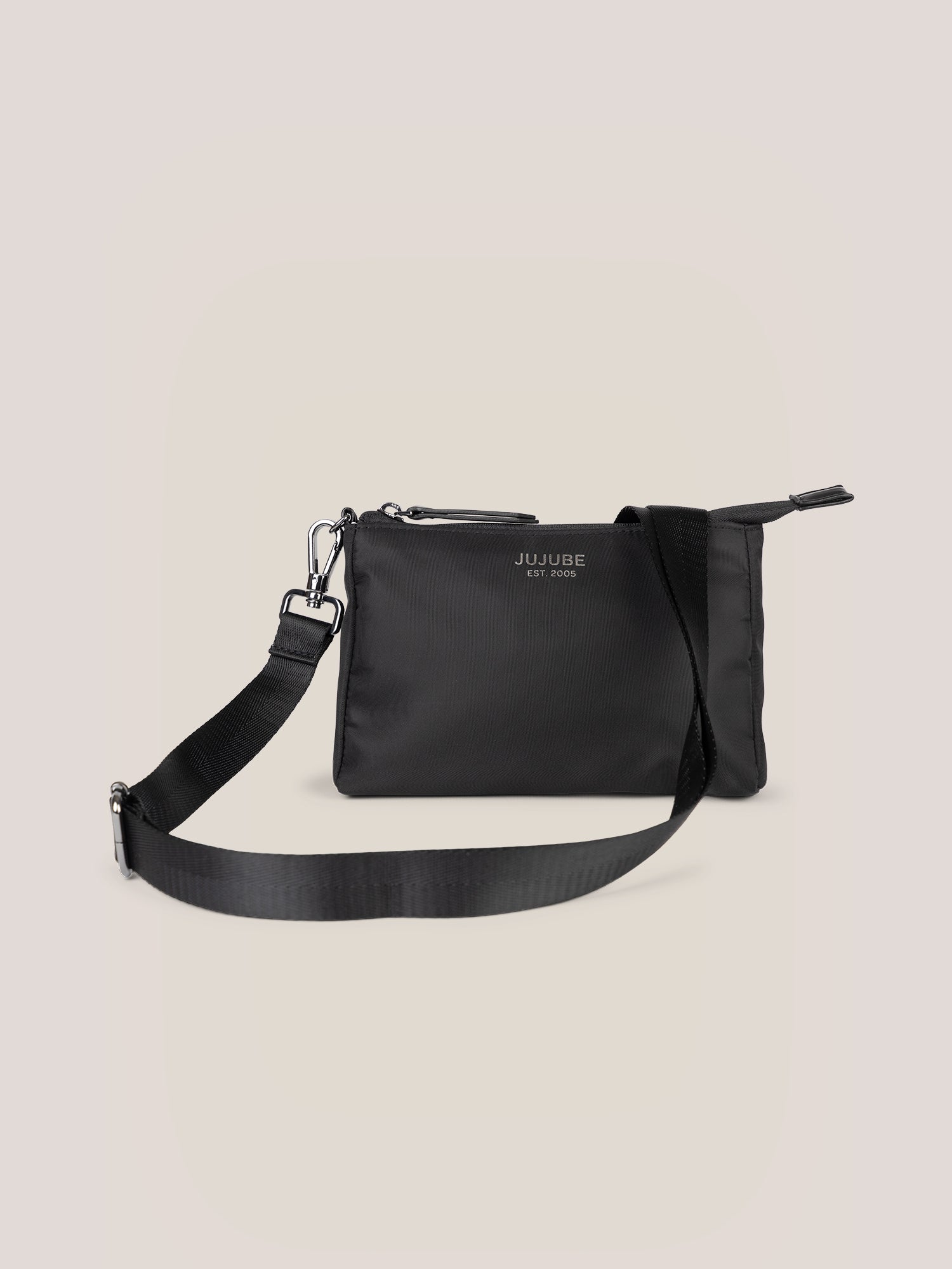 Witney Carson 3-piece Pouch Set | Cloud & Black | Milk & Baby