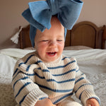 Chunky Knit Striped Sweater outdoor