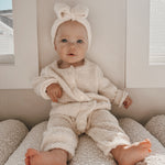 Cozy Teddy Pocket Jumpsuit detail