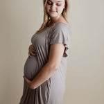 Harbor Mist Maternity Mommy Labor & Delivery Gown | Milk & Baby