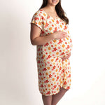 Groovy Flower Labor & Delivery Gown | Milk & Baby