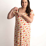 Groovy Flower Labor & Delivery Gown | Milk & Baby