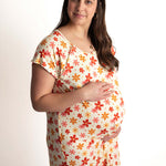 Groovy Flower Labor & Delivery Gown | Milk & Baby