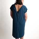 Navy Labor & Delivery Gown | Milk & Baby