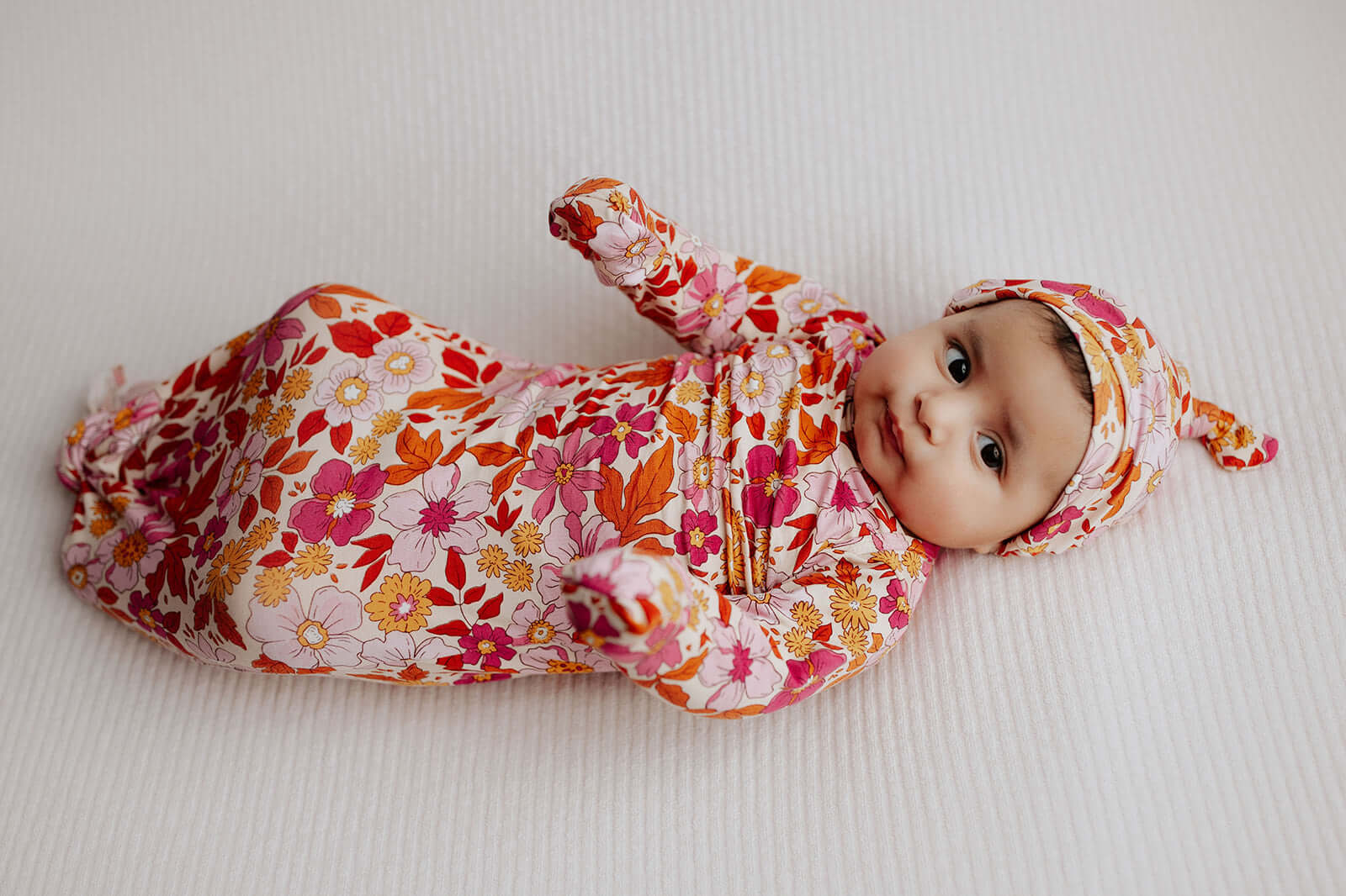 Wild Child Knotted Newborn Baby Gown | Milk & Baby