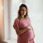 Rose Mommy Labor & Delivery Gown | Milk & Baby