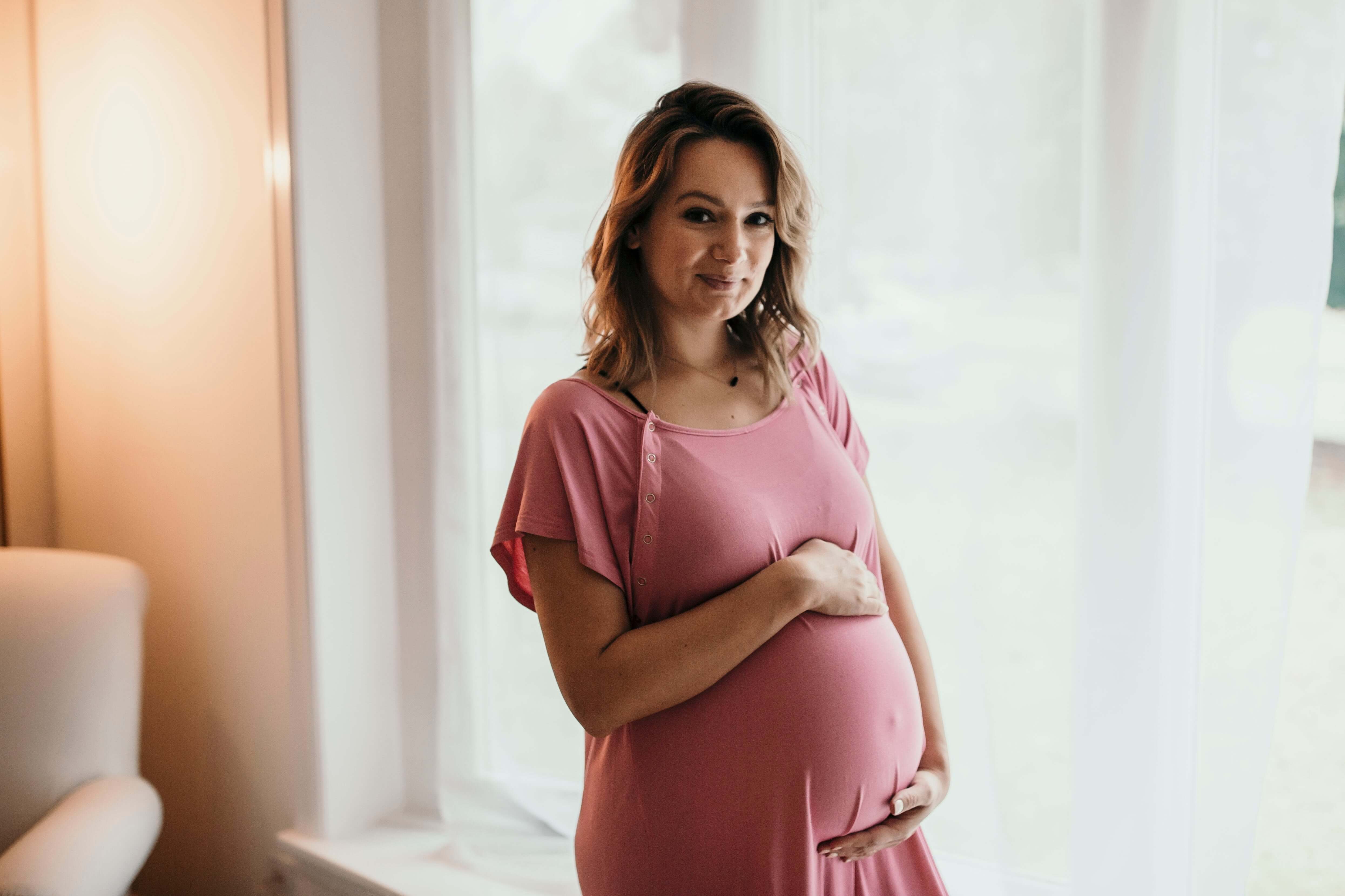 Rose Mommy Labor & Delivery Gown | Milk & Baby