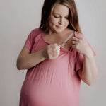 Rose Mommy Labor & Delivery Gown | Milk & Baby