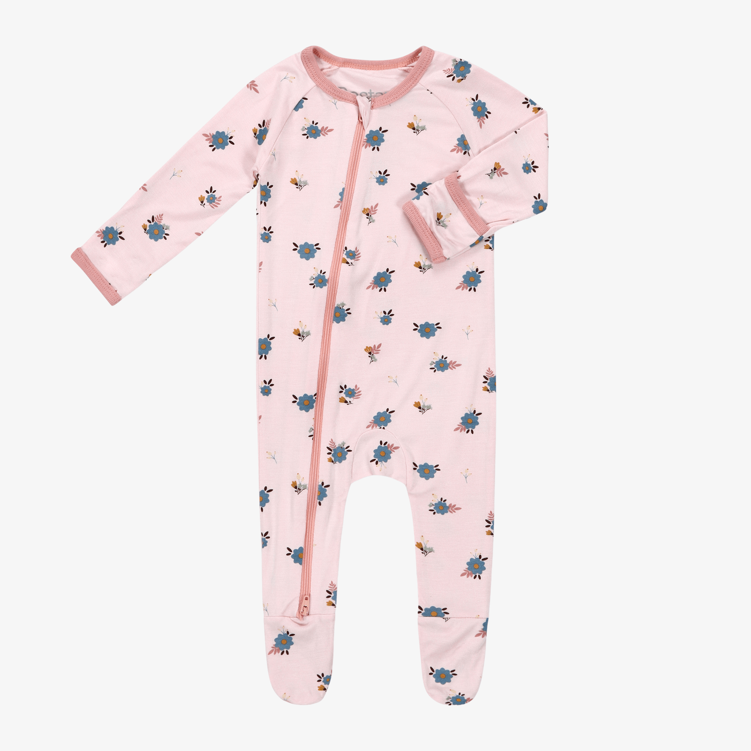 Tiny Blooms Footie | Milk & Baby