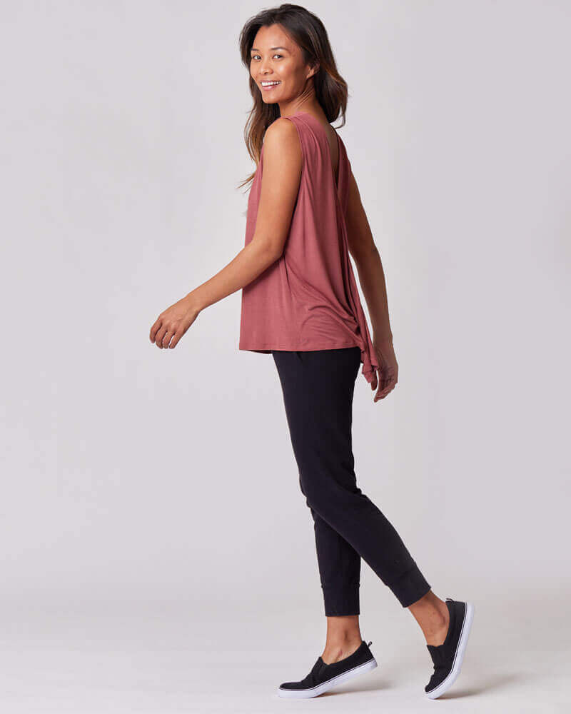 Every Way Maternity to Nursing Wrap Tank Top | Milk & Baby