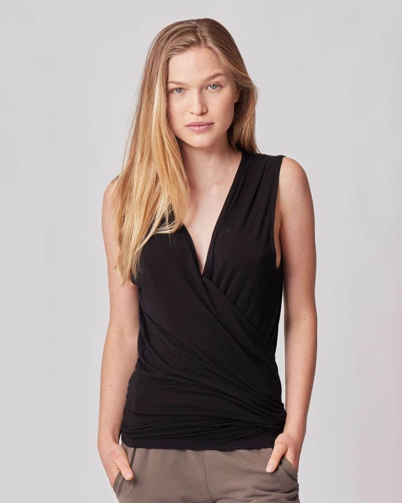 Every Way Maternity to Nursing Wrap Tank Top | Milk & Baby