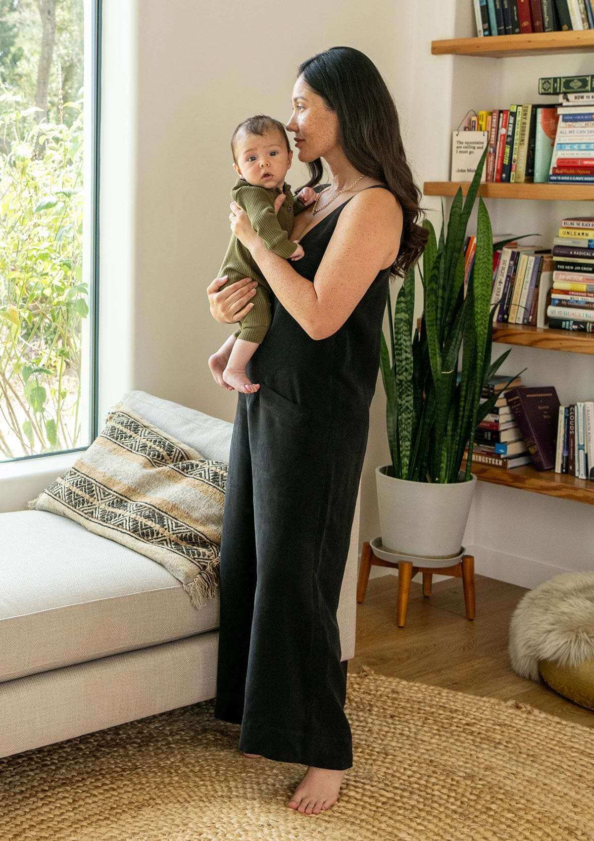 Mirage Jumpsuit | Black | Milk & Baby