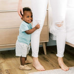 Weathered Brown Moccasin Baby Shoe | Milk & Baby