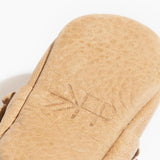 Weathered Brown Moccasin Baby Shoe | Milk & Baby