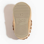 Weathered Brown Moccasin Baby Shoe | Milk & Baby