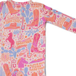 Saddle Up | Bamboo Footless Onesie Romper | "I Love Our Time Together" | Milk & Baby