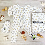 Milk & Cookies Original Bamboo Swaddle & Beanie Set | Milk & Baby