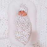 Milk & Cookies Original Bamboo Swaddle & Beanie Set | Milk & Baby