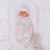 Milk & Cookies Original Bamboo Swaddle & Beanie Set | Milk & Baby