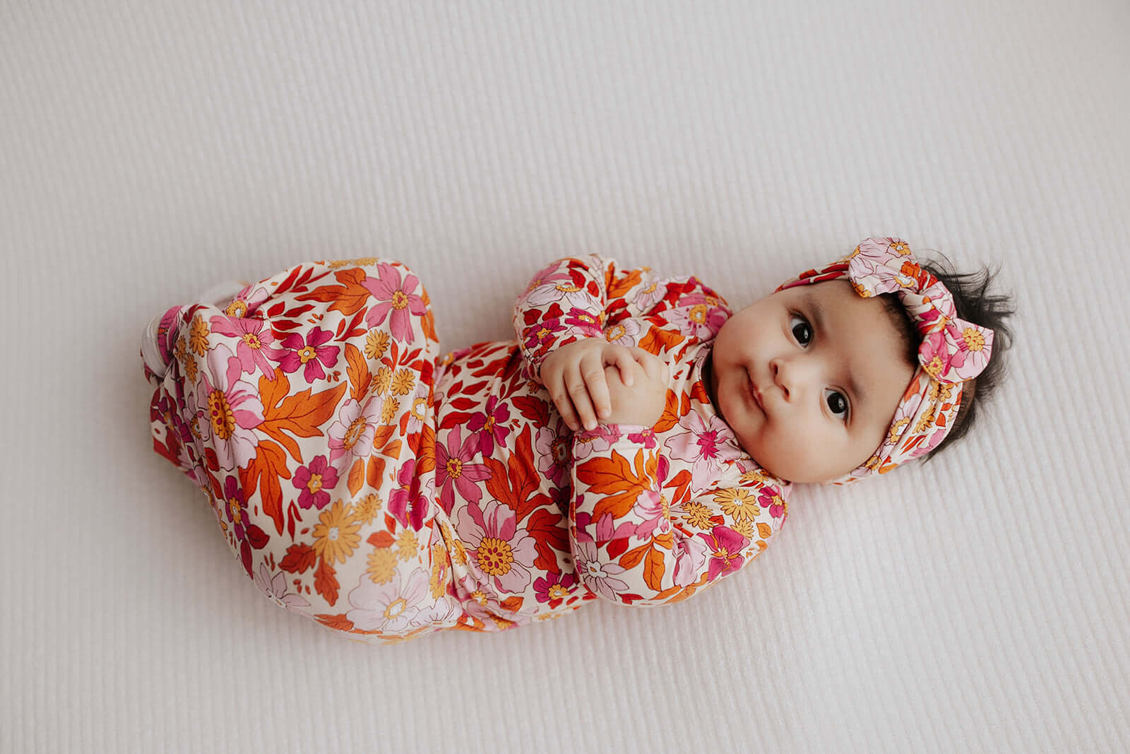Wild Child Knotted Newborn Baby Gown | Milk & Baby