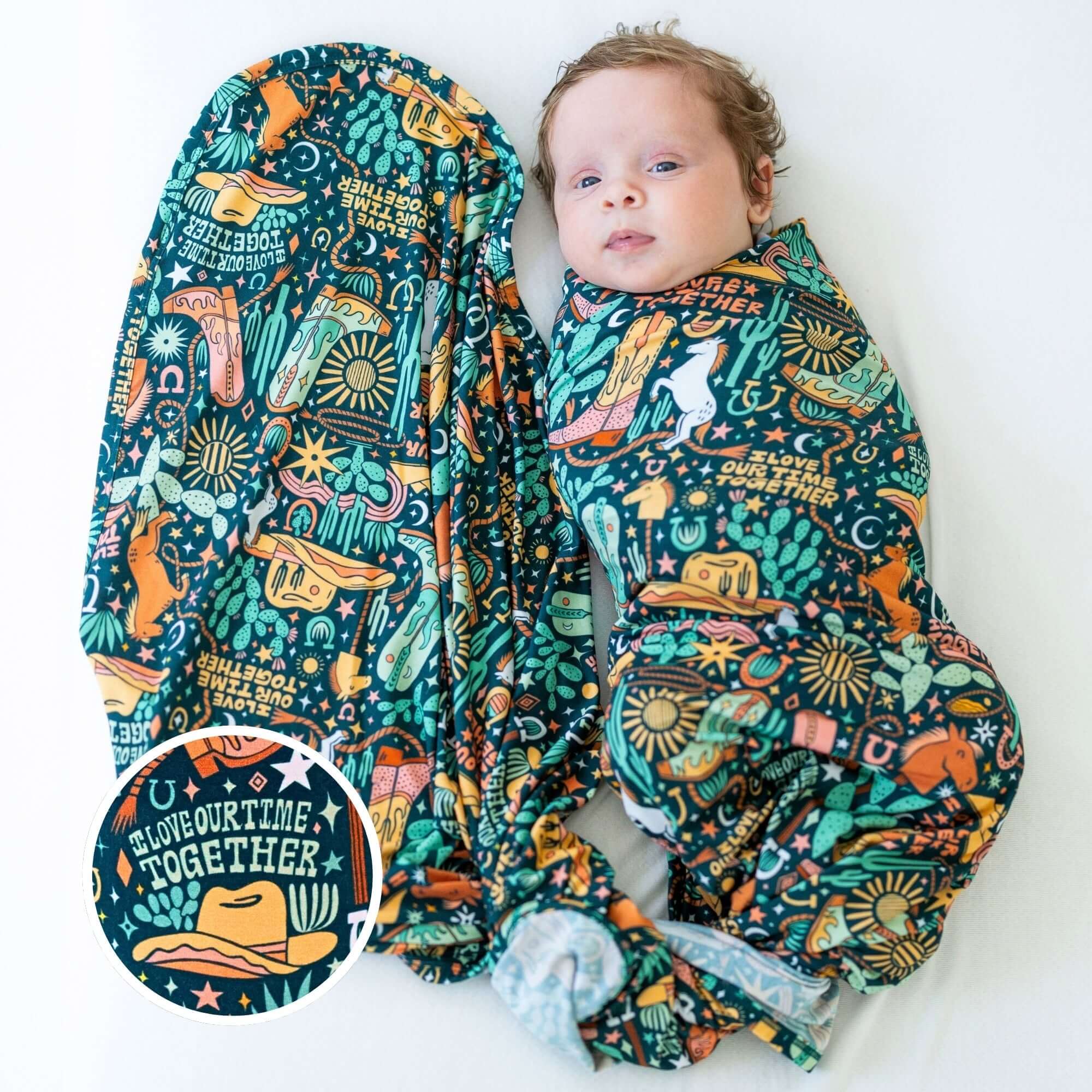 Wild West | The Forever Swaddle Blanket | Milk & Baby
