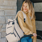 Witney Carson Classic Diaper Backpack | Cloud | Milk & Baby