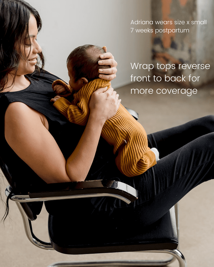 Every Way Maternity to Nursing Wrap Tank Top | Milk & Baby