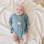 Silly Goose Bamboo Baby Romper | Milk & Baby