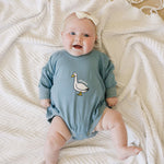 Silly Goose Bamboo Baby Romper | Milk & Baby