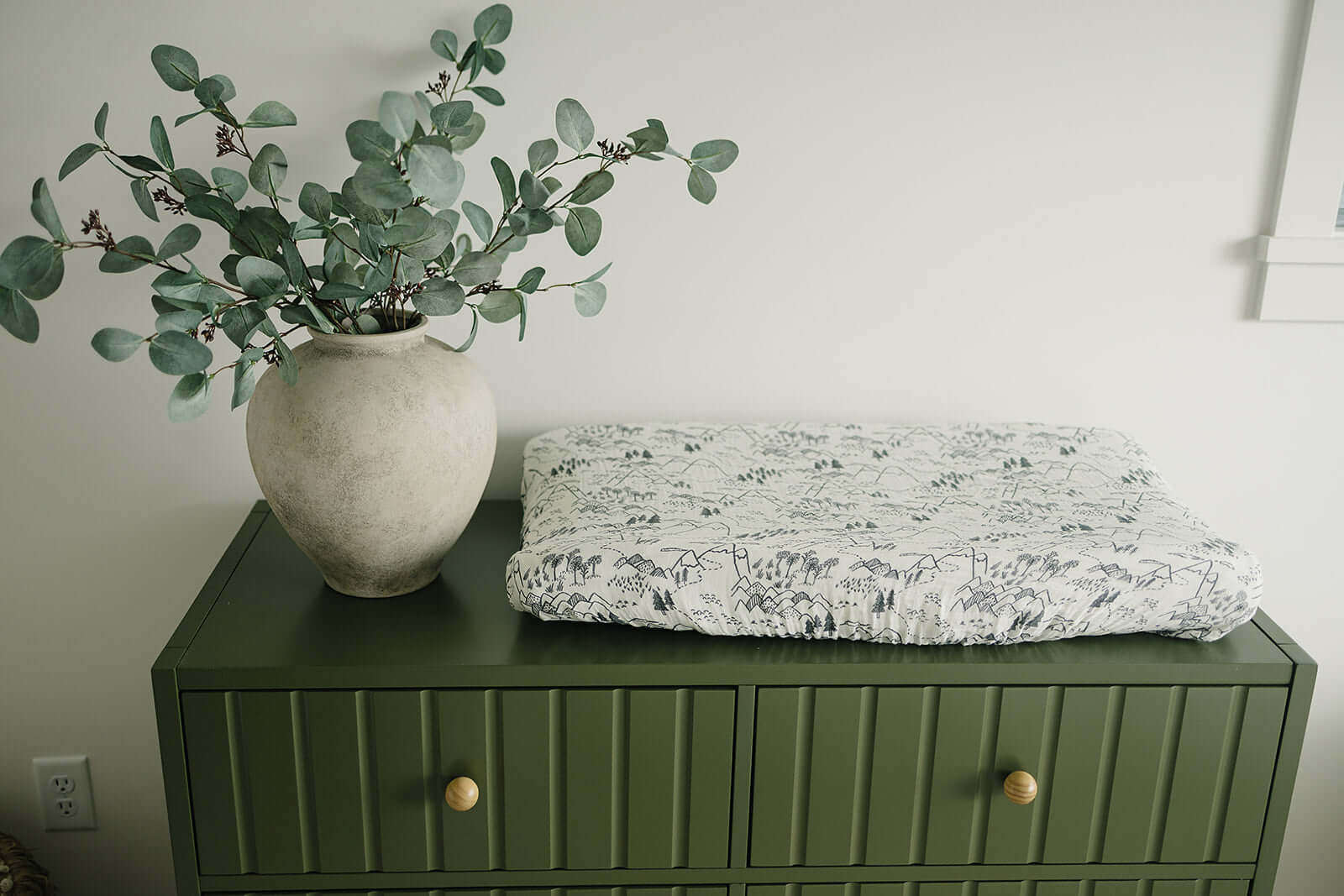 Summit Muslin Changing Pad Cover | Milk & Baby