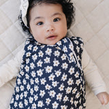 Navy Daisy Sleep Sack
