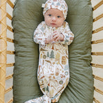 Camping Trip Bamboo Newborn Knot Hat | Milk & Baby