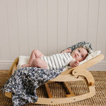 Sage Stripe Knit Bubble Romper | Milk & Baby