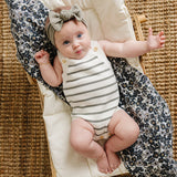 Sage Stripe Knit Bubble Romper | Milk & Baby