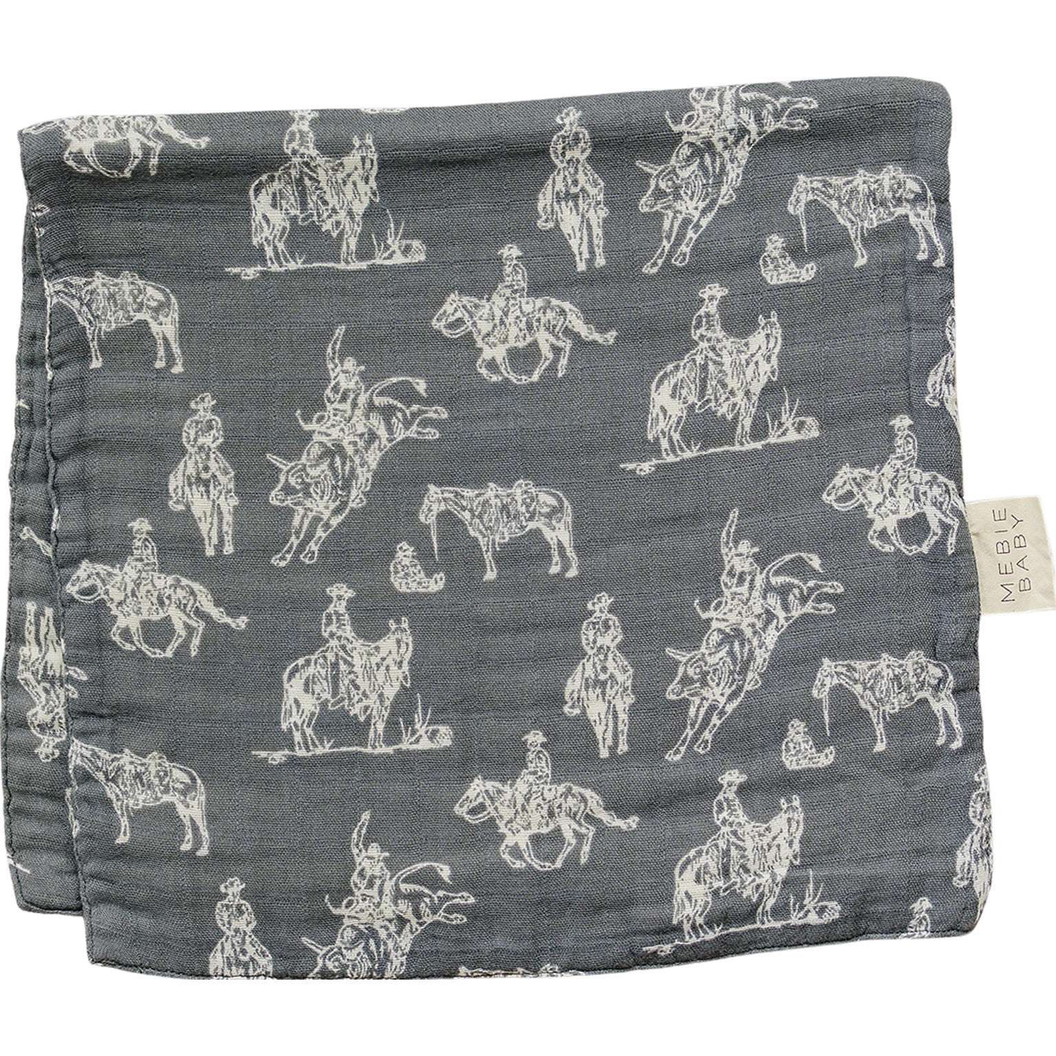 Wild West Muslin Burp Cloth | Milk & Baby