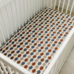 Western Aztec Muslin Crib Sheet | Milk & Baby